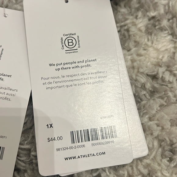 NWT Athleta Well Rested Rib Sleep Tank - Picture 4 of 4